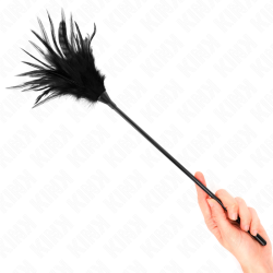 Kink - Plusieurs Plumes De Chatouilles Noires 45 Cm